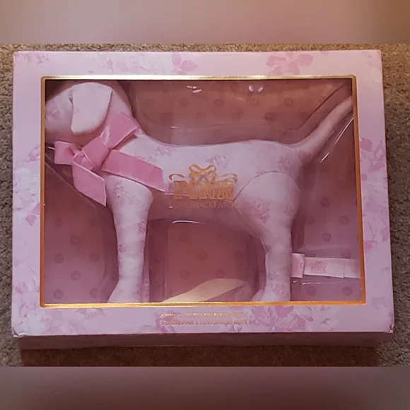 PINK × Love Shack Fancy Stuffed Dog - Picture 1 of 8